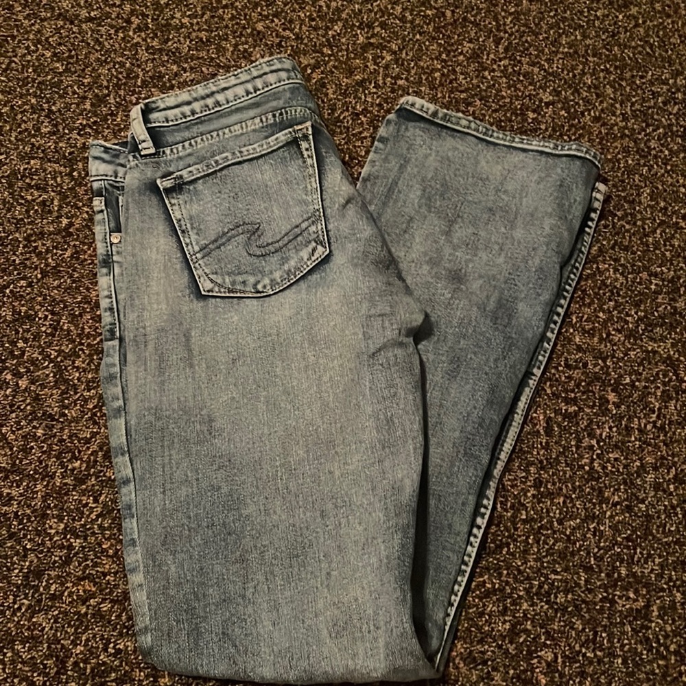 Silver jeans